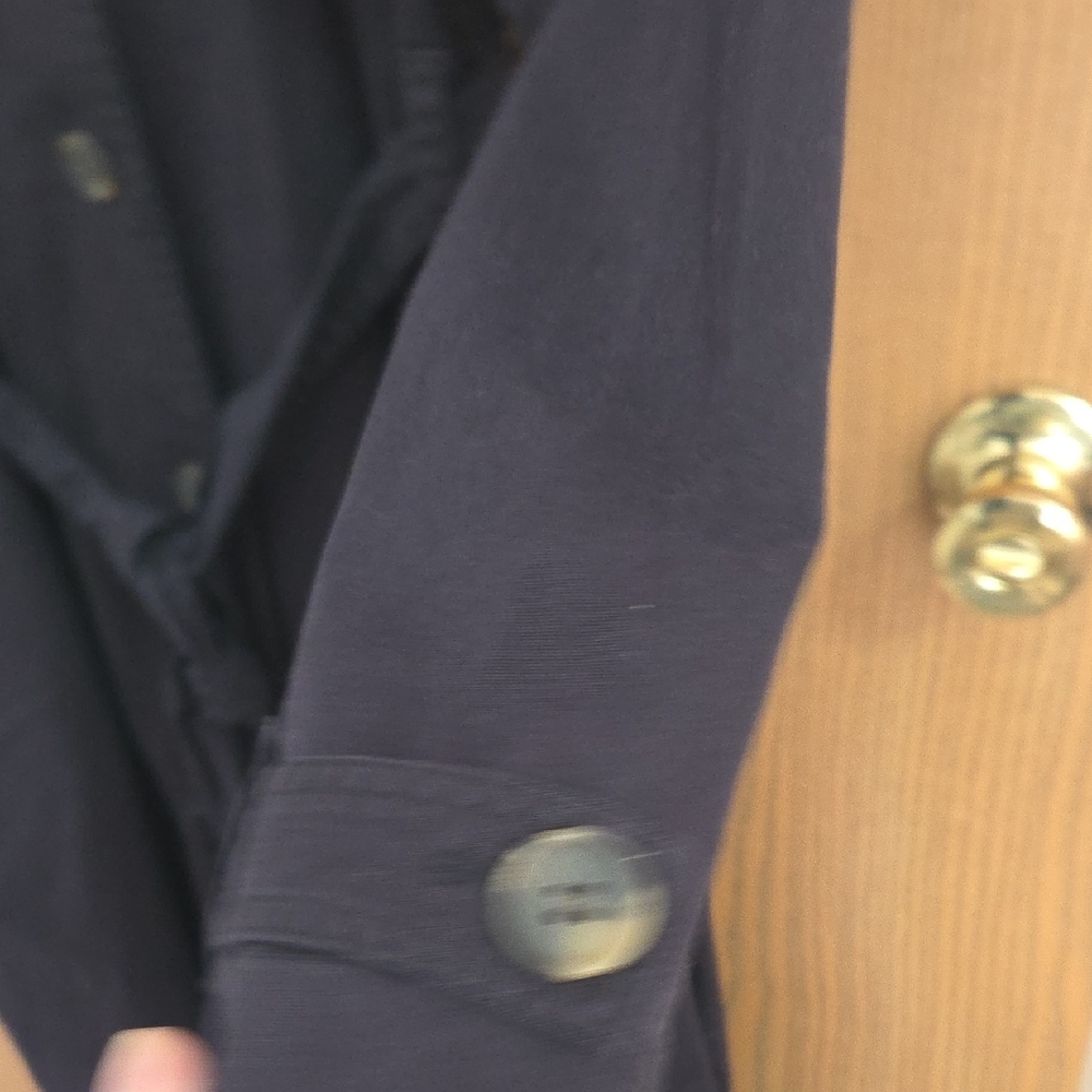 Universal Thread Navy Women's Trench Coat - Picture 9 of 17